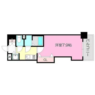 Luxe長田【7階】の間取り