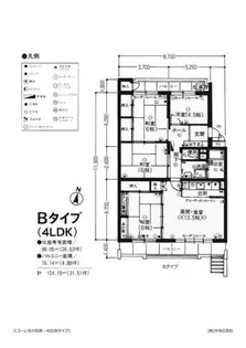 スコーレ生の松原【402号室】の間取り