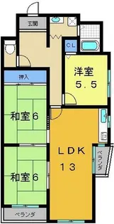 アビジット【3階】の間取り