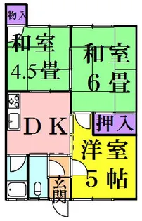 サープラス壱番館【105号室】の間取り