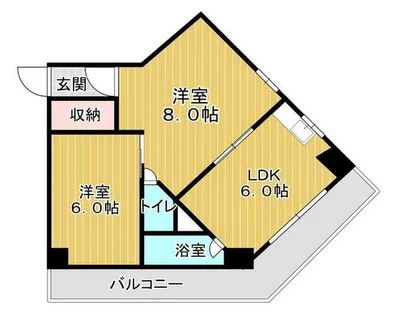 今清マンション【2階】の間取り