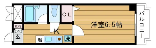 グランパレスレジェンド【404号室】の間取り