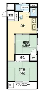 大阪府高槻市桜ケ丘南町【マンション】の間取り