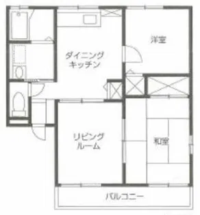 レトア網干【Ⅰ102号室】の間取り