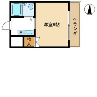 平野エンビィハイツ【411号室】の間取り