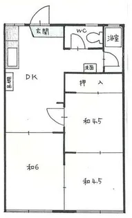 愛知県半田市乙川浜側町2丁目【アパート】の間取り