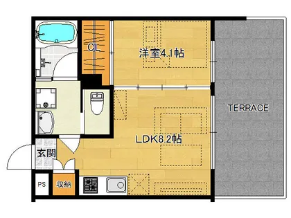 KALERA Momoyama (カレラ桃山)【1階】の間取り