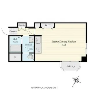 北海道札幌市北区北十一条西1丁目【マンション】の間取り