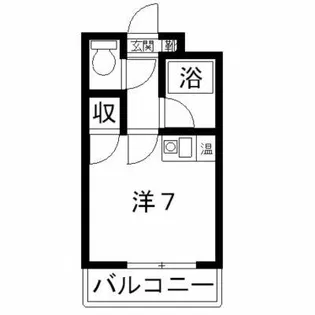 アクセス春日【405号室】の間取り
