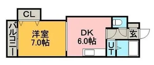 北海道札幌市厚別区厚別中央二条1丁目【マンション】の間取り