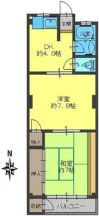 中田マンション【2階】の間取り