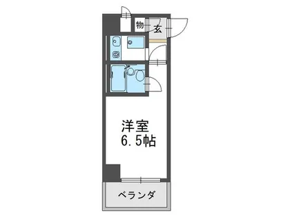 フローレンス谷町【3階】の間取り