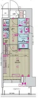 大阪府大阪市西区本田3丁目【マンション】の間取り