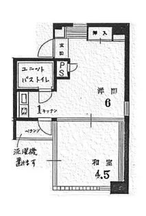 京都府京都市上京区衣棚通出水上る御霊町【マンション】の間取り