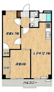 コスモハイツ【303号室】の間取り