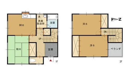 京都府舞鶴市丸山中町【一戸建】の間取り