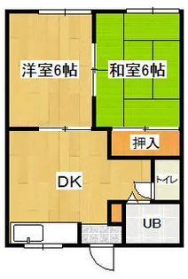 タウニィハイツRIKO【203号室】の間取り