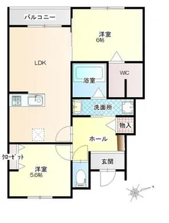 メゾンドソラⅡ【101号室】の間取り