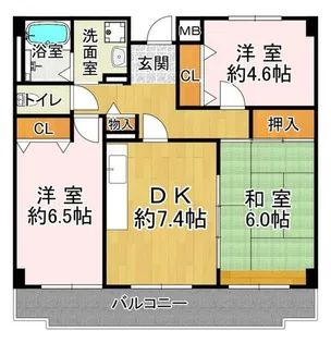 井吹東シティコート【1階】の間取り