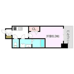 大阪府東大阪市長田中1丁目【マンション】の間取り