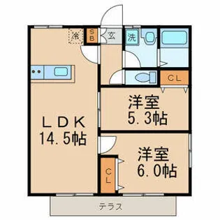 レガーロ【1階】の間取り