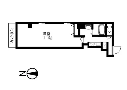 グランジュール綾小路【201号室】の間取り