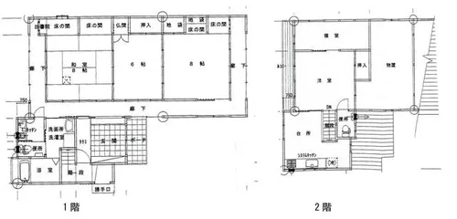 京都府京都市東山区泉涌寺山内町【一戸建】の間取り