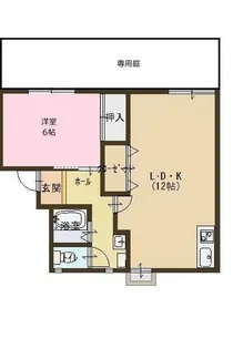 九重コーポ5【105号室】の間取り