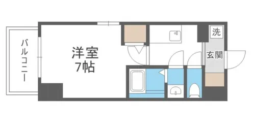 セレニテ日本橋エクラ【6階】の間取り