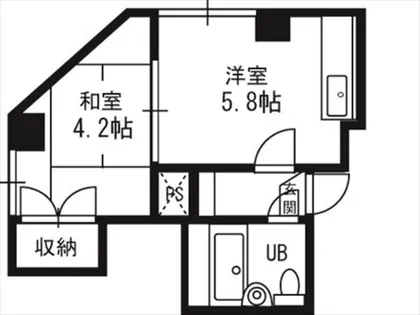 メゾン札幌N26W5【307号室】の間取り