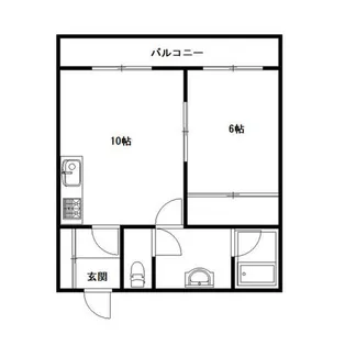すみれハイツ【205号室】の間取り