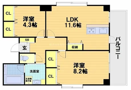 京都府京都市右京区嵯峨天龍寺若宮町【マンション】の間取り
