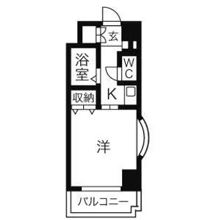 ラ・ポルテ堀田【2階】の間取り