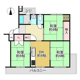 京都府乙訓郡大山崎町字円明寺小字脇山【マンション】の間取り