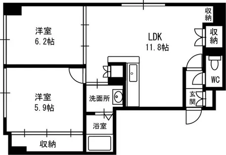 エタニティ20【4階】の間取り