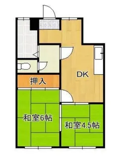 シャトレ苅田Ⅰ【2階】の間取り
