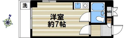 神戸スプリングスハイム【503号室】の間取り