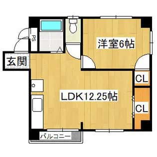 兵庫県尼崎市富松町3丁目【マンション】の間取り