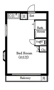 アーバンシティ曽池 4C号室【4階】の間取り