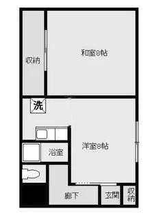 和広ハイツ 25号室【2階】の間取り