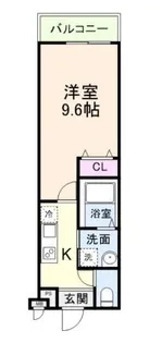 フジパレス西宮西福町Ⅱ番館【3階】の間取り