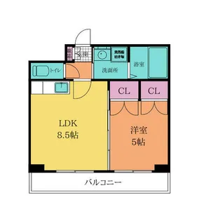 ロイヤルセンターBLD【2階】の間取り
