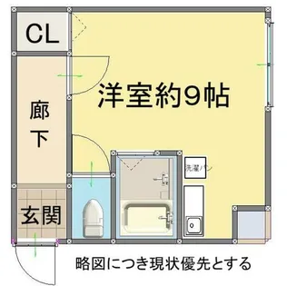 大阪府大阪市西区阿波座1丁目【マンション】の間取り