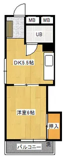 福岡県北九州市門司区東門司1丁目【マンション】の間取り