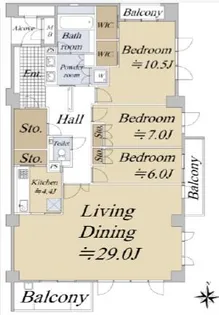 愛知県名古屋市千種区法王町2丁目【マンション】の間取り