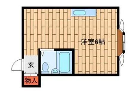 グランドハイツ喜連【215号室】の間取り
