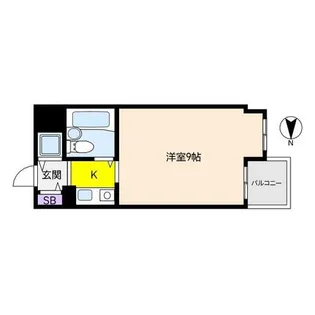 ホーユウコンフォルト芦屋【2階】の間取り