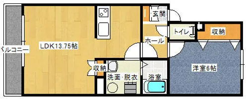 デリス・メゾン【2-A号室】の間取り