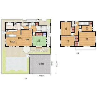 大阪府堺市西区浜寺諏訪森町東3丁【一戸建】の間取り