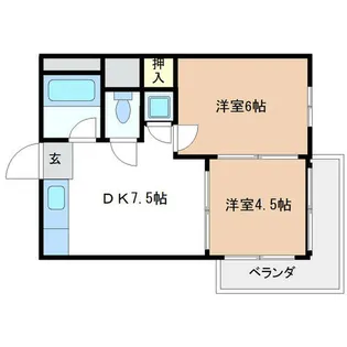 愛知県名古屋市千種区吹上2丁目【マンション】の間取り